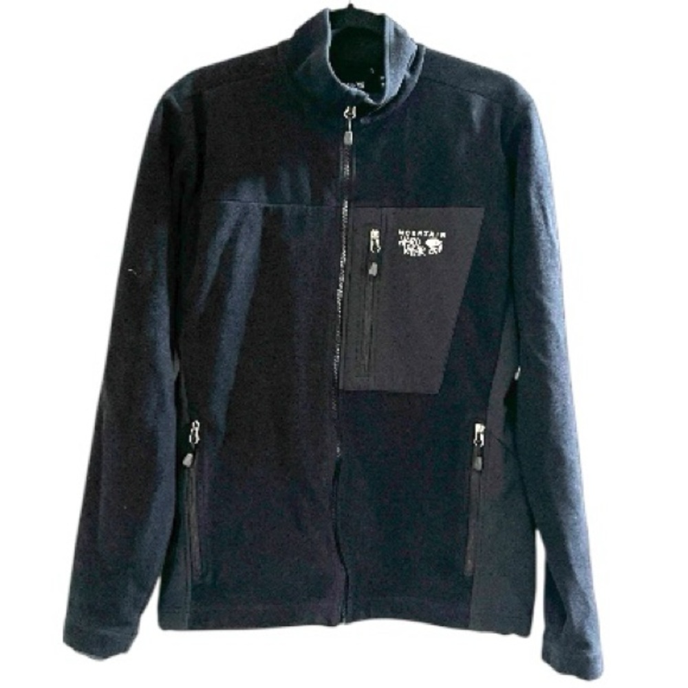 MOUNTAIN HARDWEAR FULL ZIP FLEECE JACKET BLACK SIZE MEDIUM - Picture 3 of 16